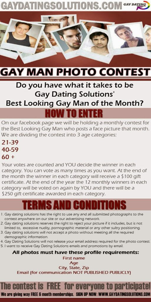  Gay Dating Solutions Photo Contest